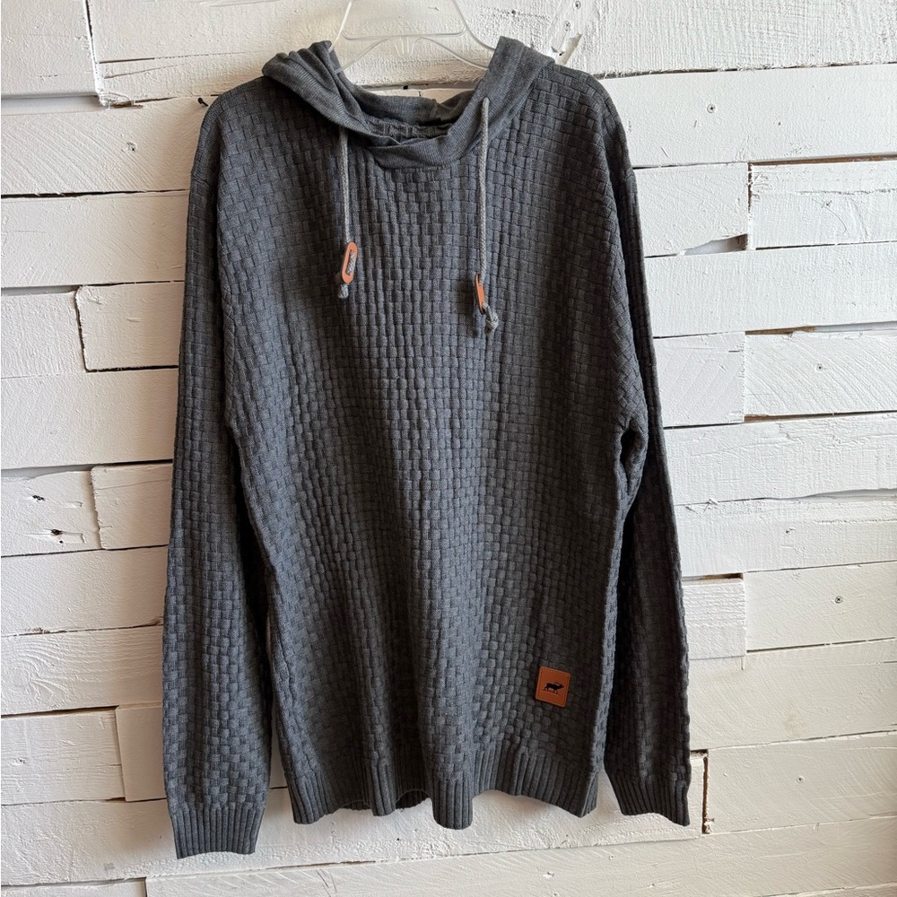 Cozy Gray Knit Sweater
